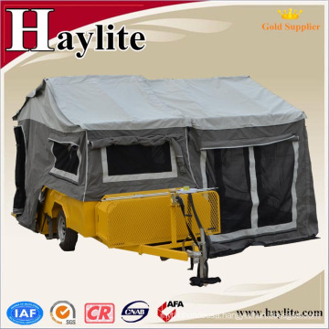 camping trailer car with kitchen